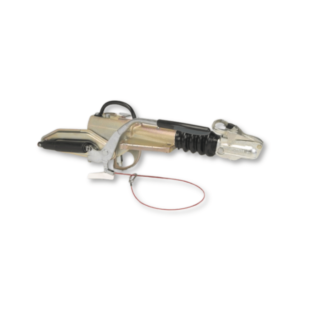 Coupling with lower handbrake