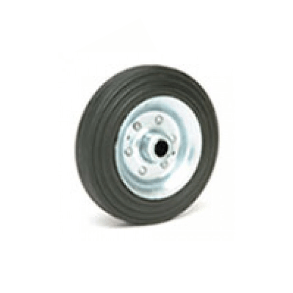 JOCKEY WHEEL & TYRE 40mm x 200
